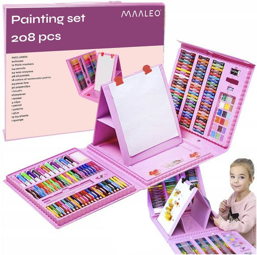 Set pictat si desen, Zola®, gentuta de depozitare, 208 piese, 41x103x28cm Set pictat si desen, Zola®, gentuta de depozitare, 208 piese, 41x103x28cm